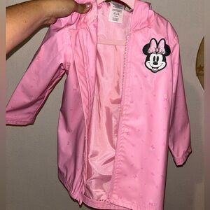 Disney Minnie Mouse raincoat jacket toddler 4t